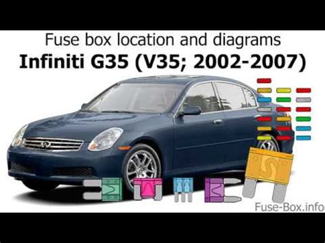 2007 infiniti g35 j b junction box location|Infiniti G35 (2002.